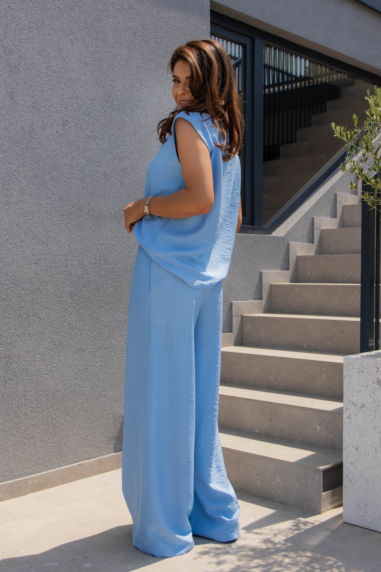 Costum Zinnia - Baby Blue