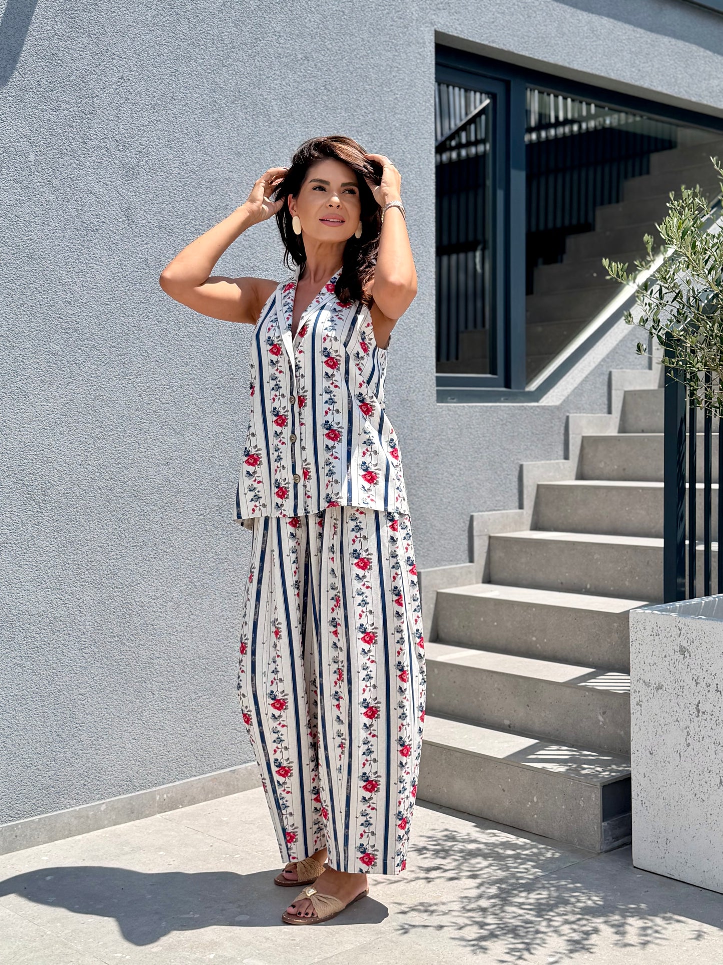 Set Lilien - Natural Navy