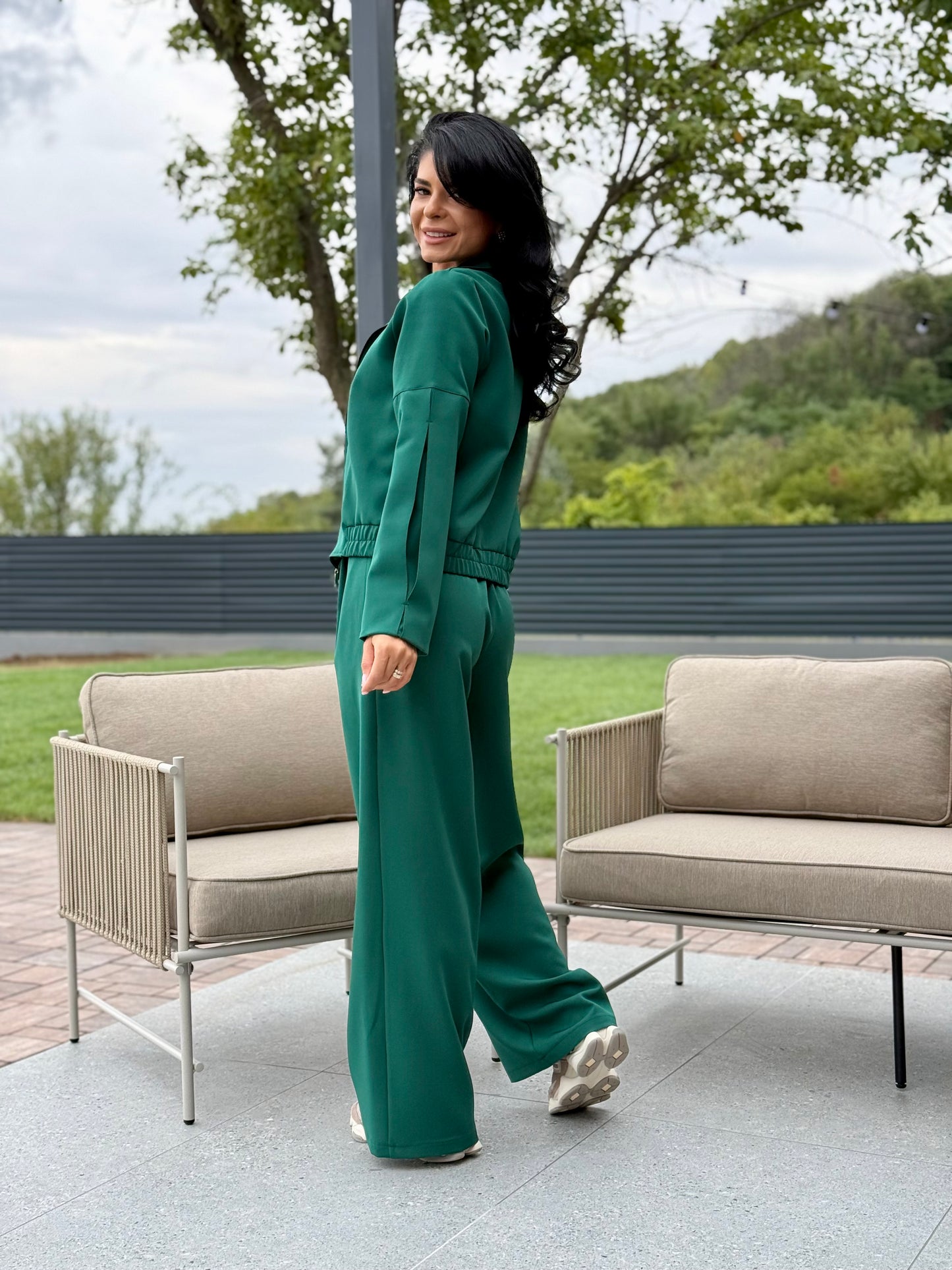 Costum Celena - Verde Inchis