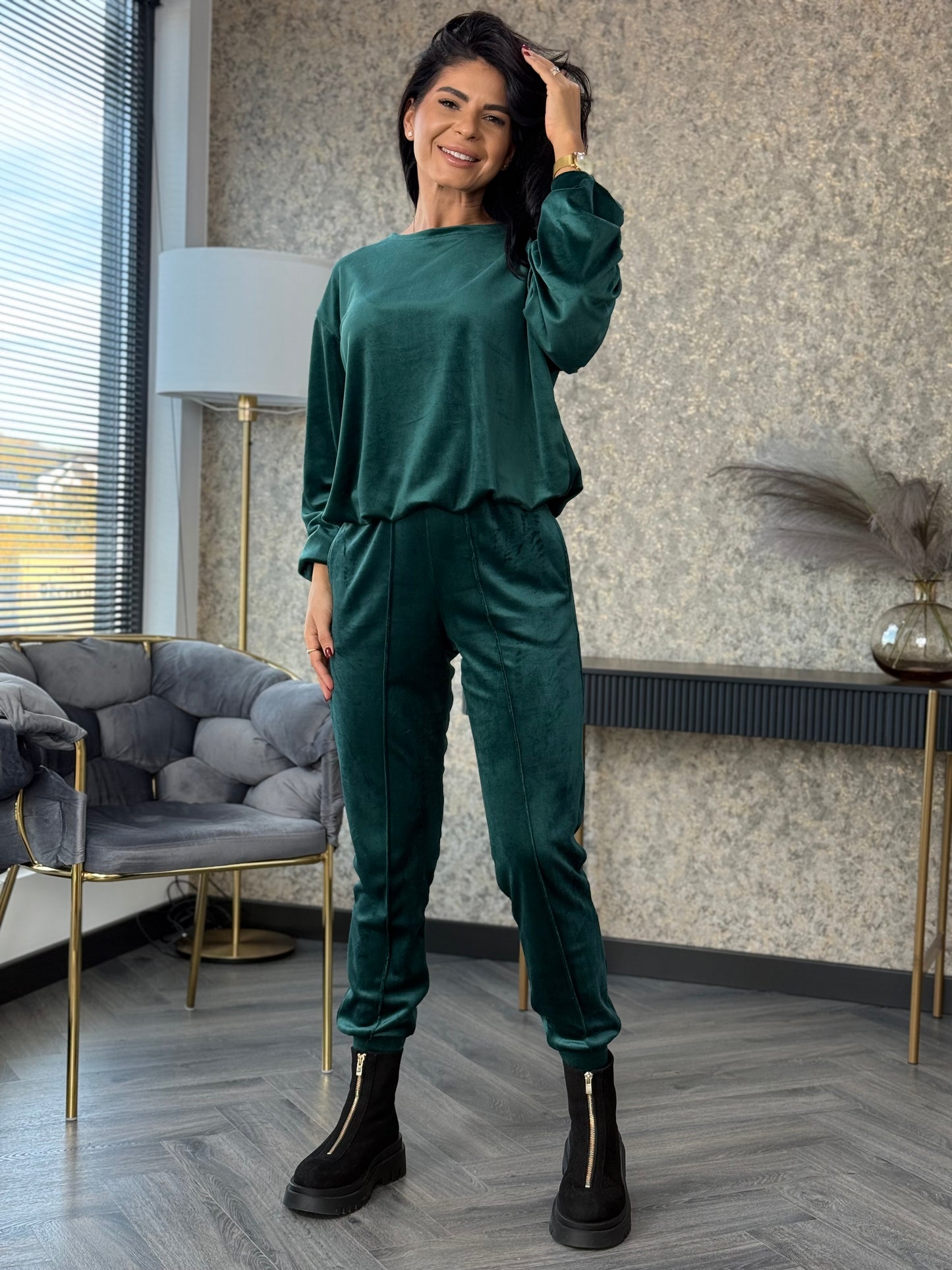 Costum MONA SOFT - Verde Smarald