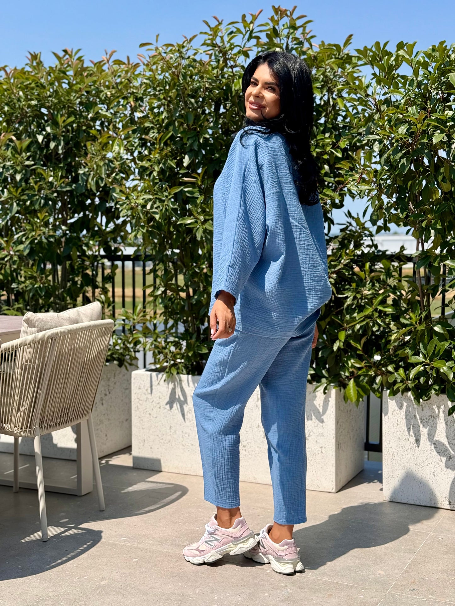 Set Muselina Vera - Dark Blue