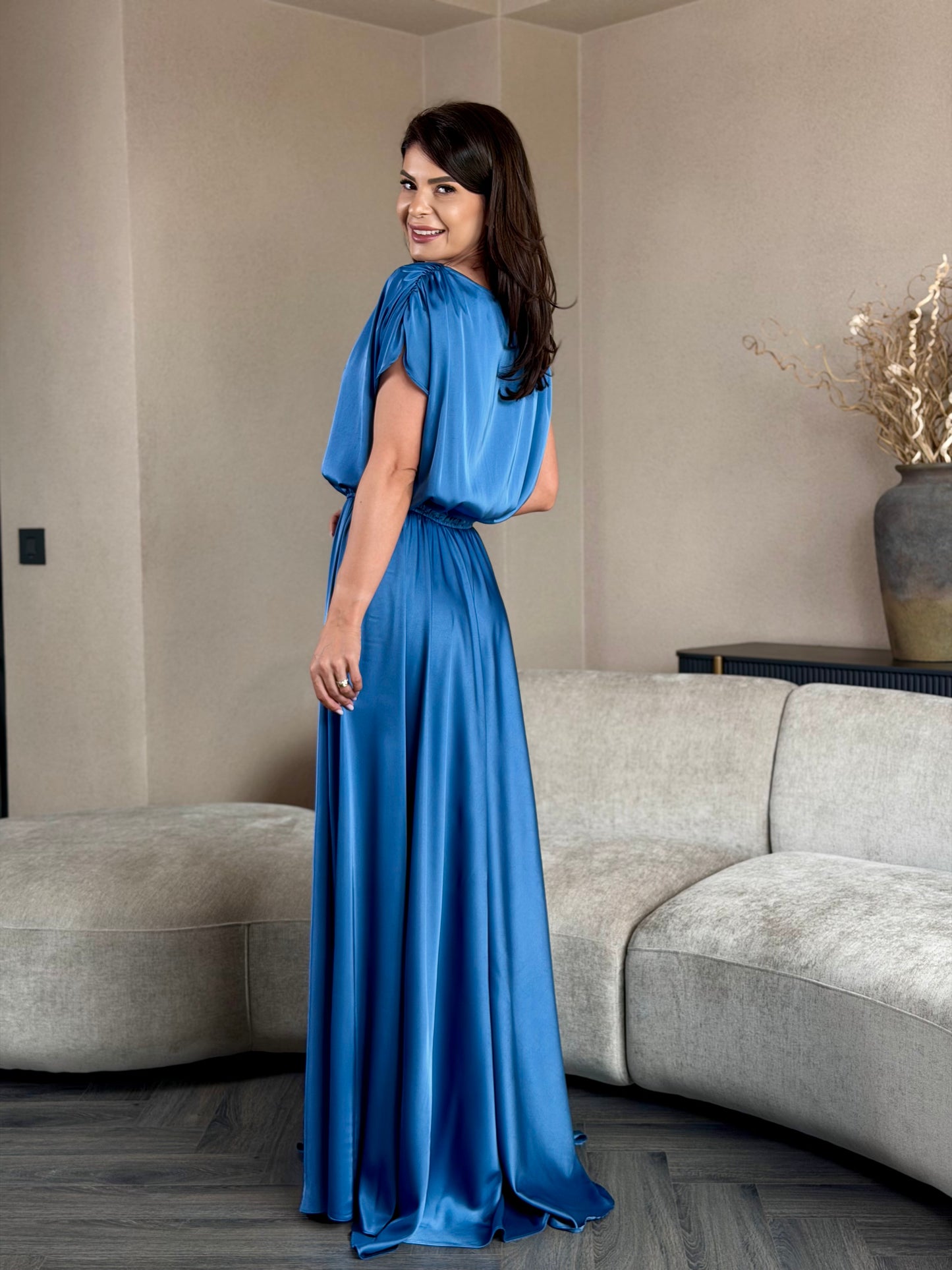 Rochie Anais - Dusty Blue