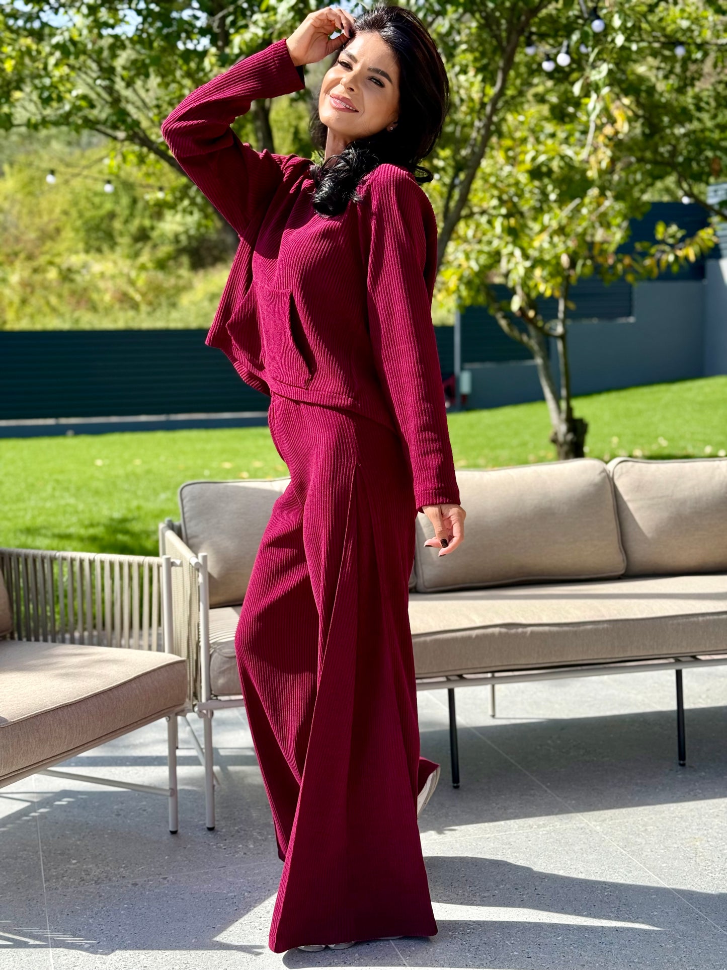 Set Reiat Yoana - Burgundy