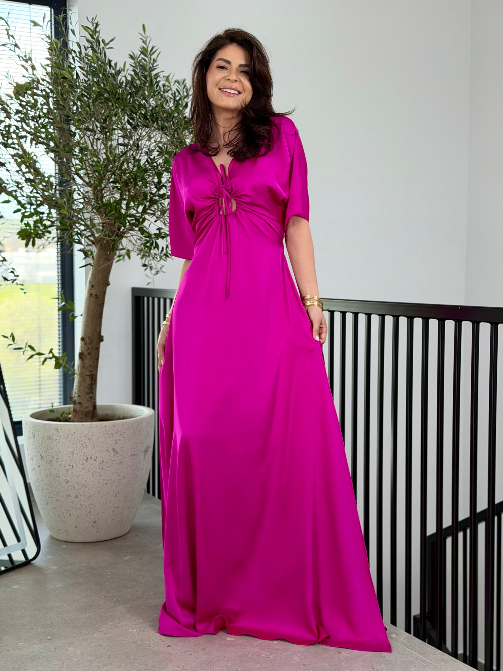 Rochie Saphire - Hot Fuchsia