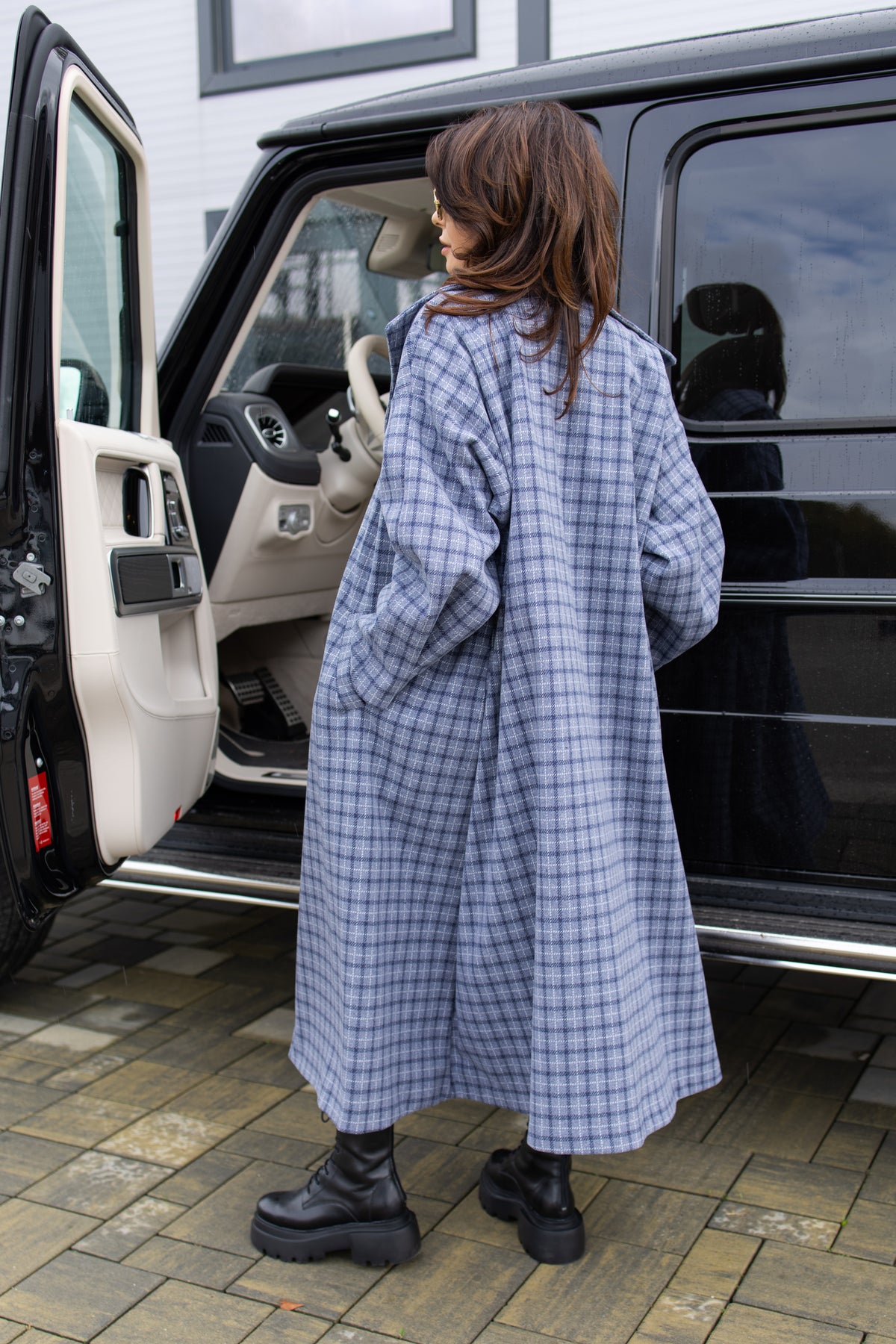 Palton Oversize - Blue Grey