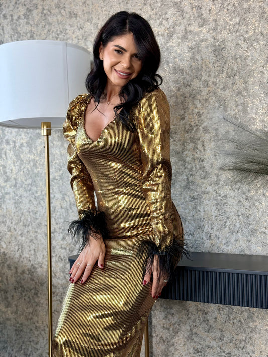 Rochie Elizabeth - Gold