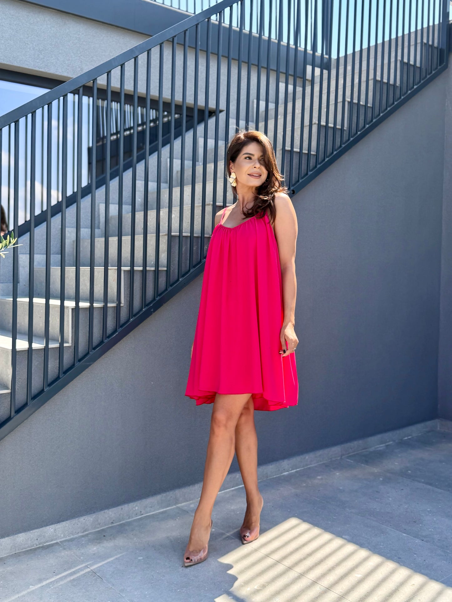 Rochie Voille - Berry