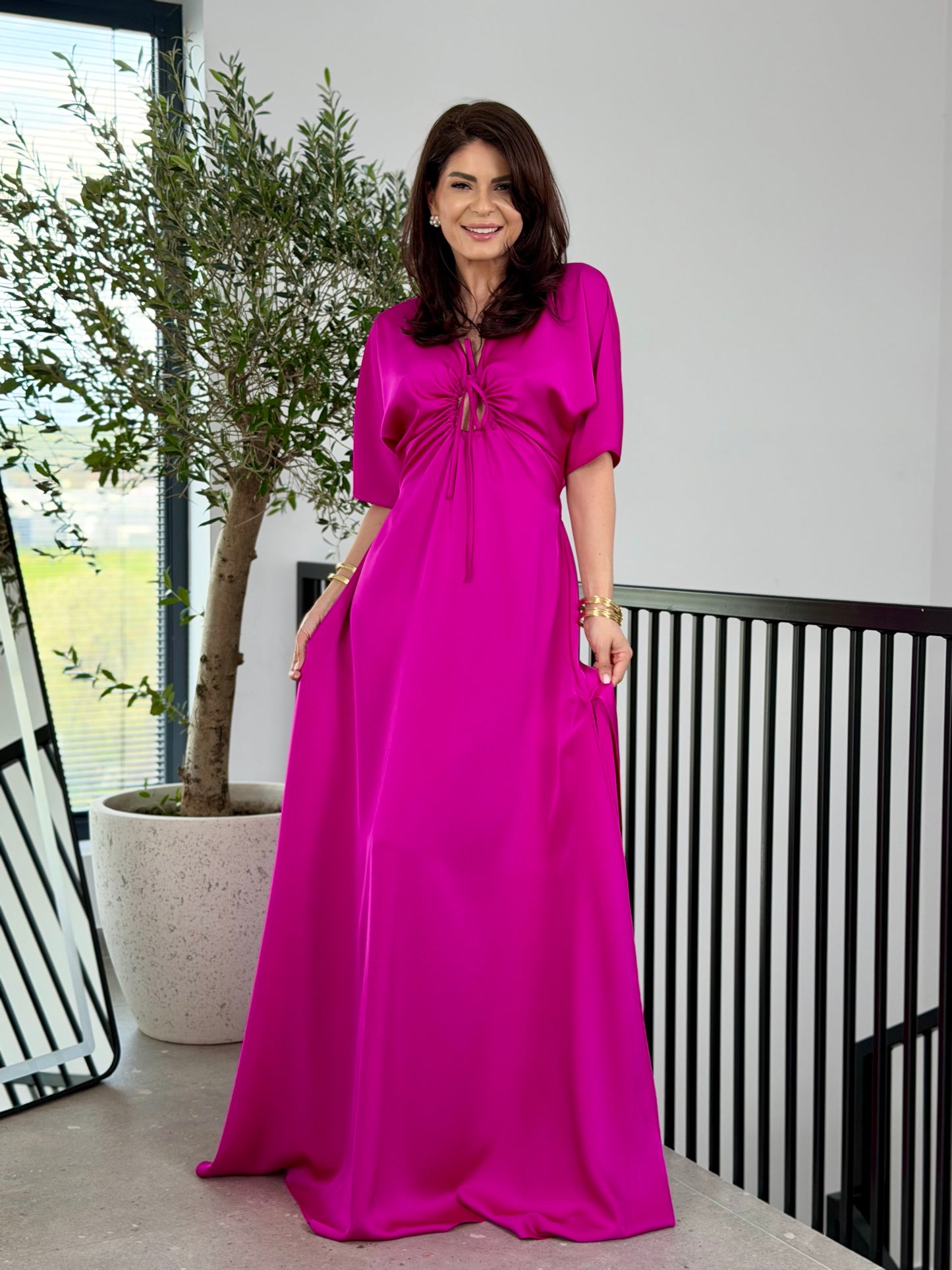 Rochie Saphire - Hot Fuchsia