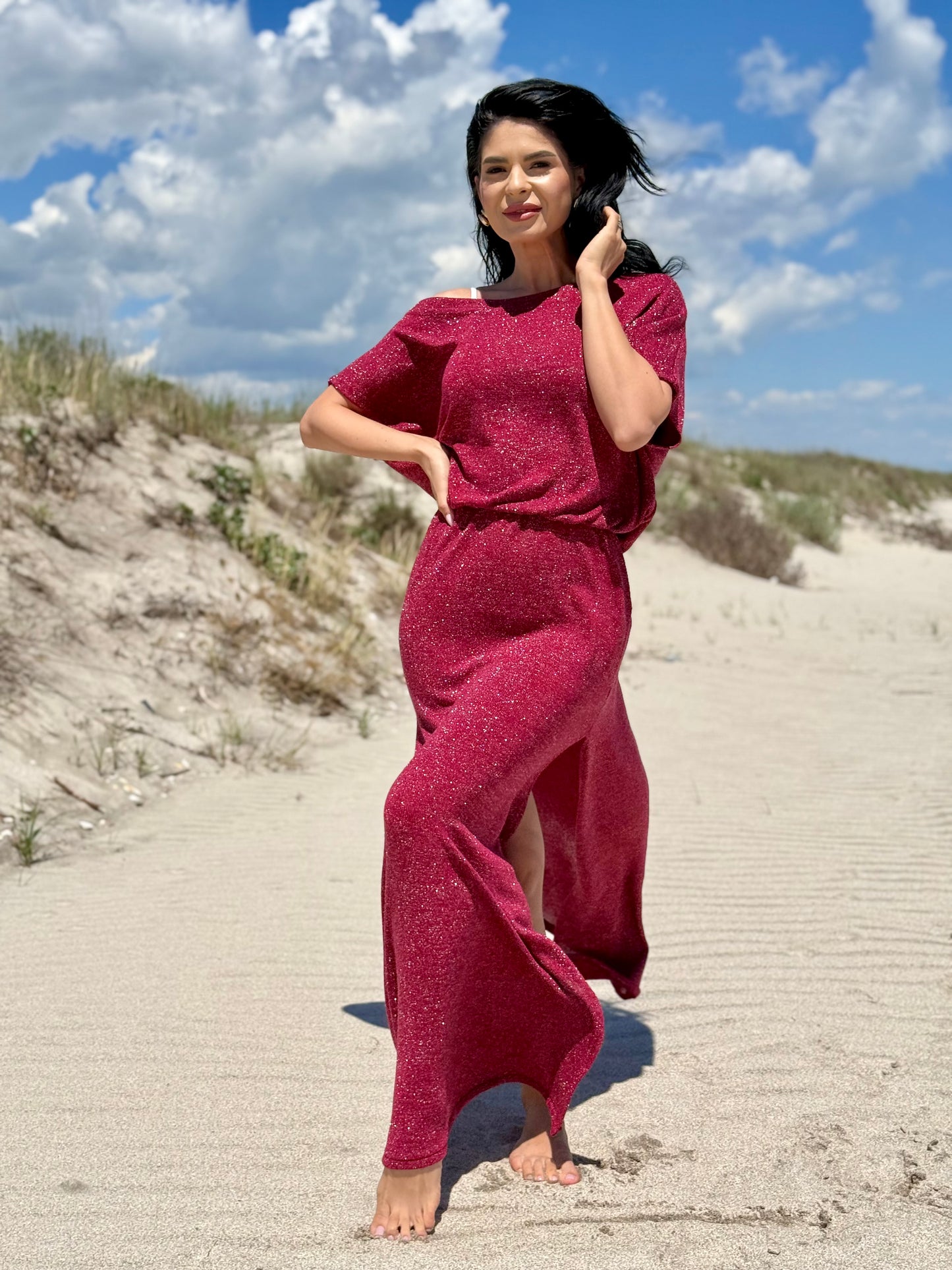 Rochie Sahara - Bordo