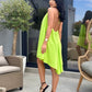 Rochie Eclipse - Verde Neon