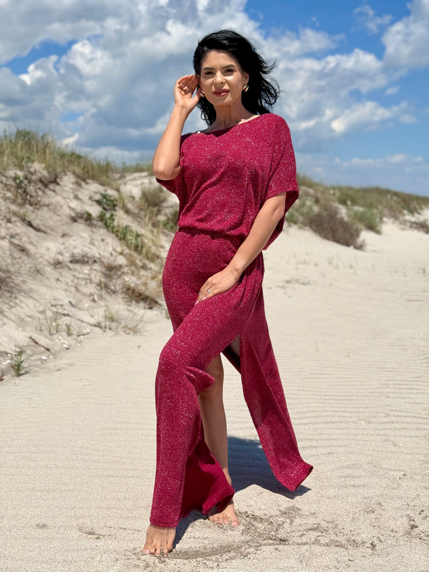 Rochie Sahara - Bordo