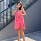 Rochie Voille - Coral