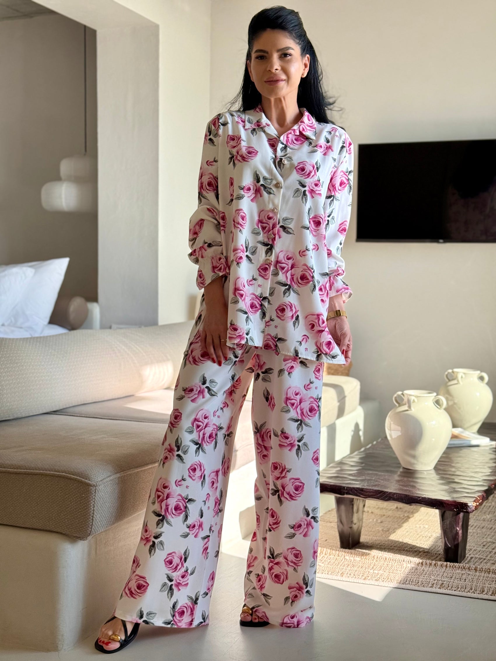 Costum Lunne - Pink Roses