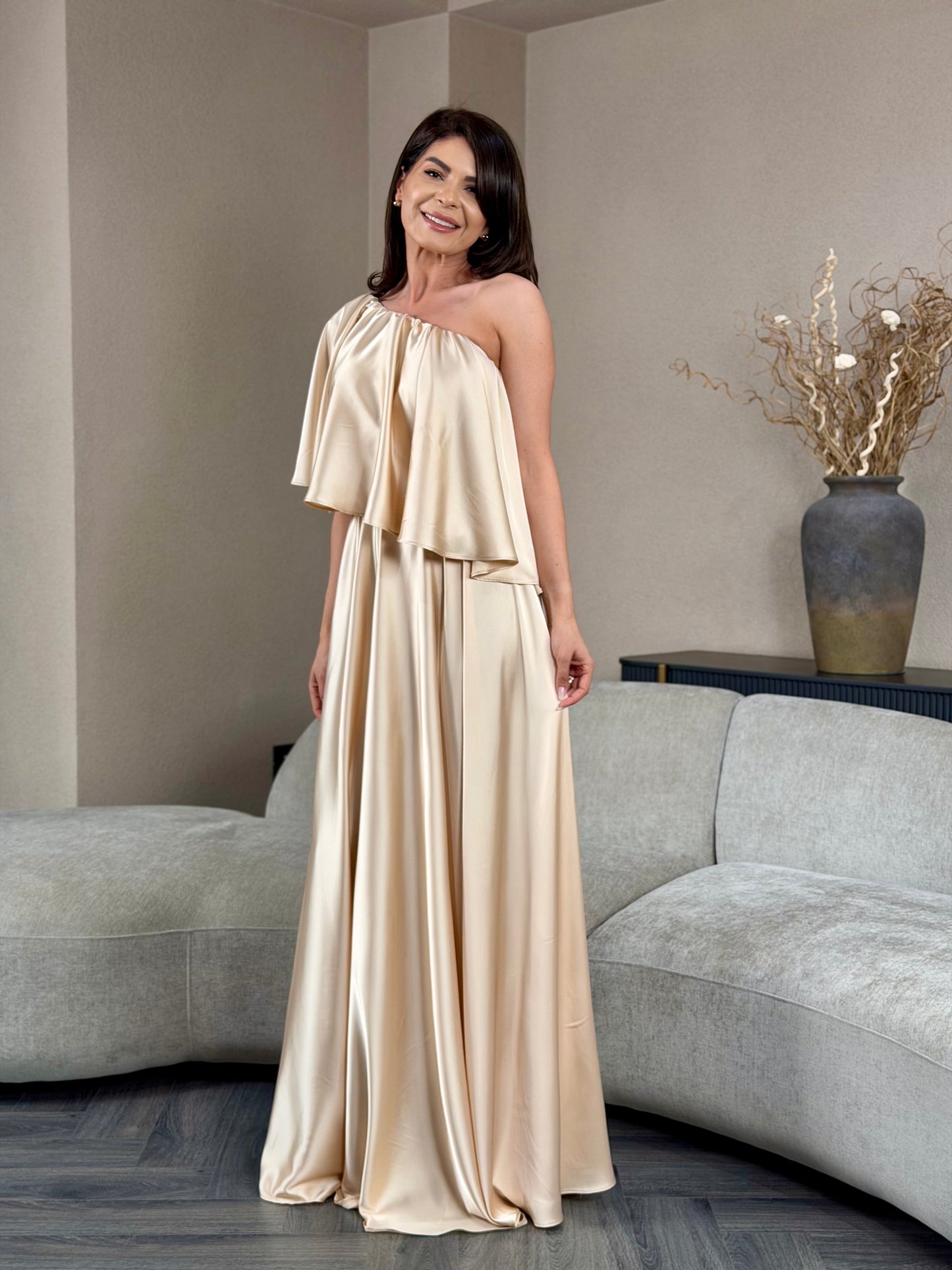 Rochie Karissa - Golden Nude