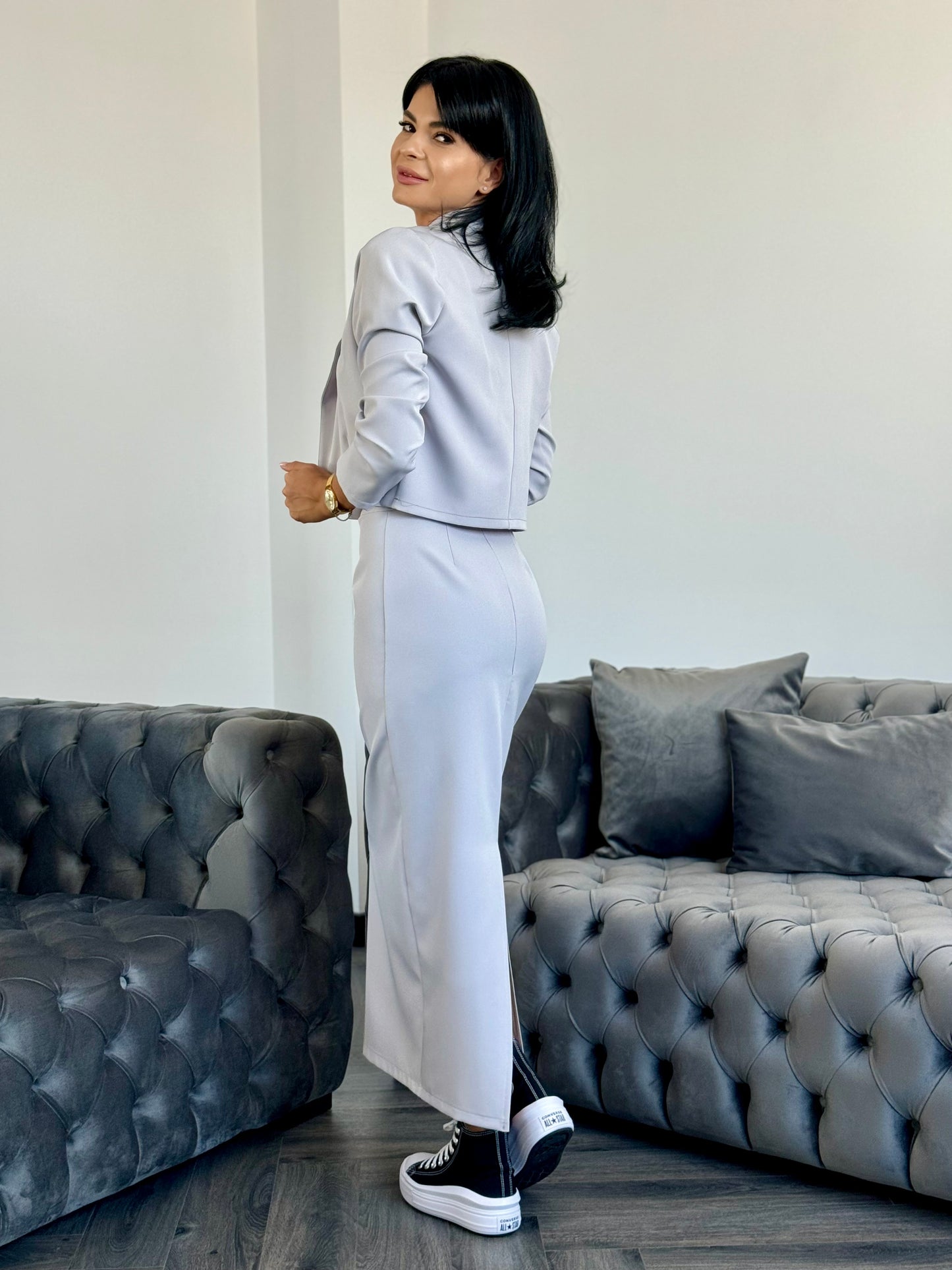 Costum Gilda - Gray White