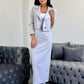 Costum Gilda - Gray White