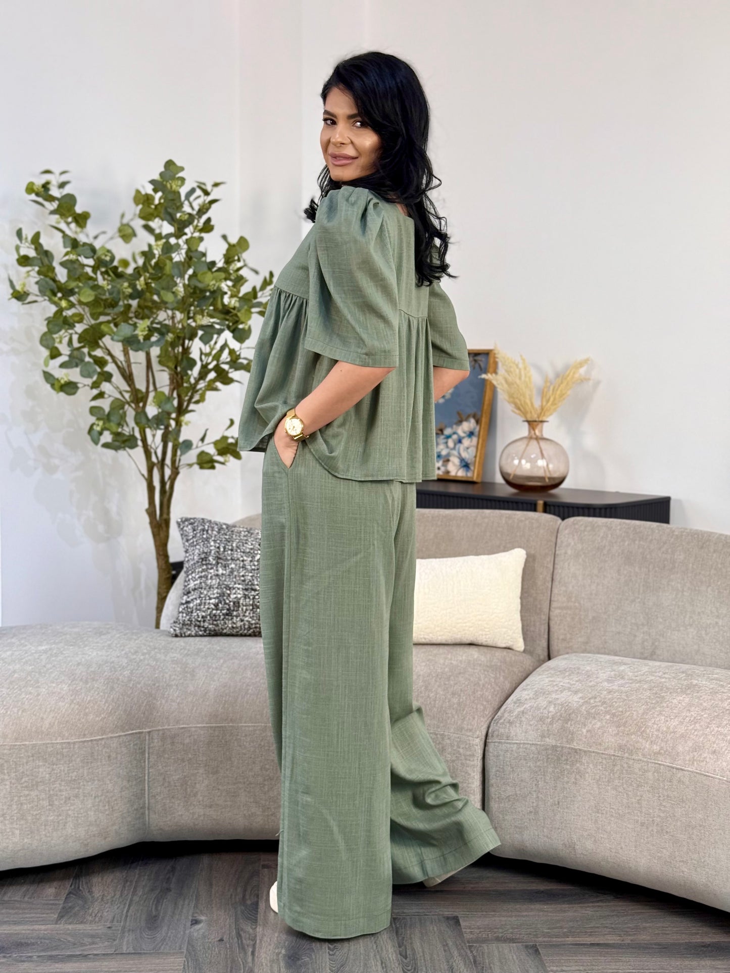 Costum Boeme - Olive