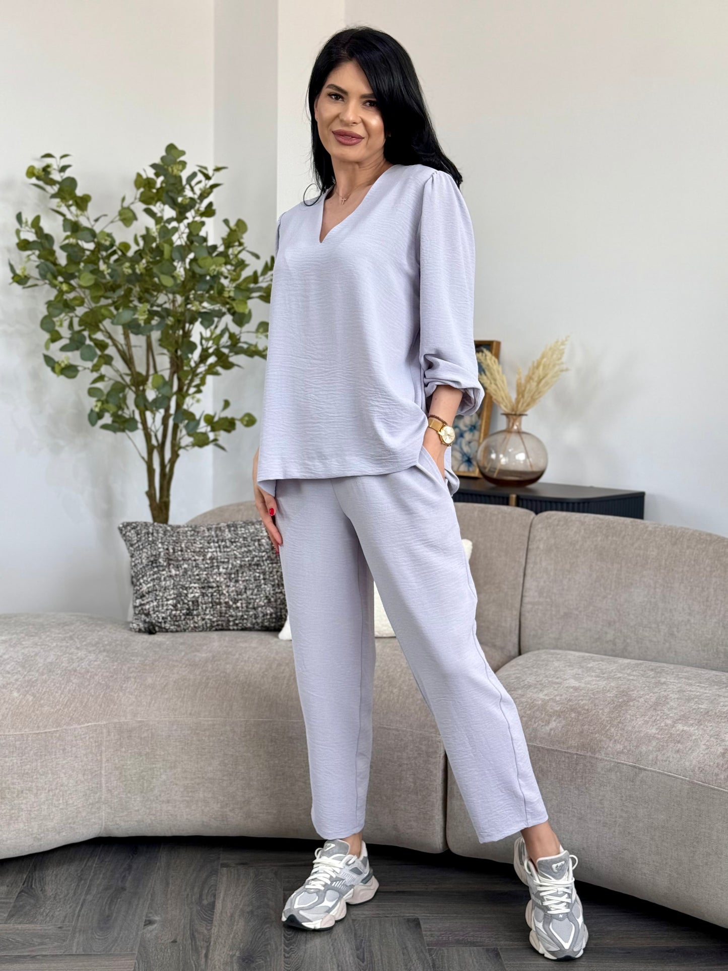 Costum Monica - Soft Gray