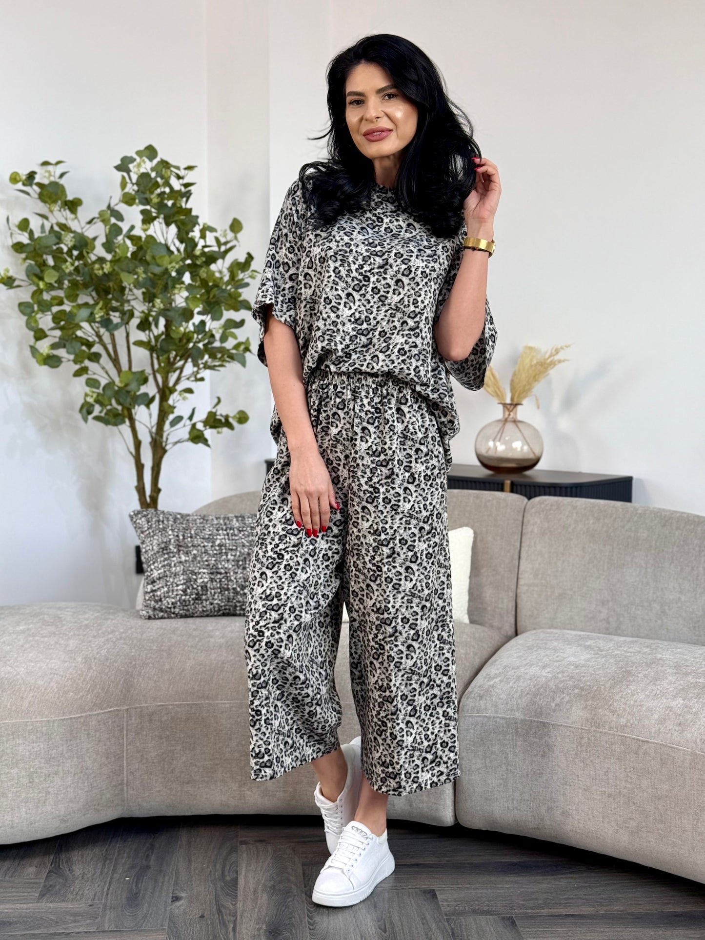 Costum Margot - Gray Leopard