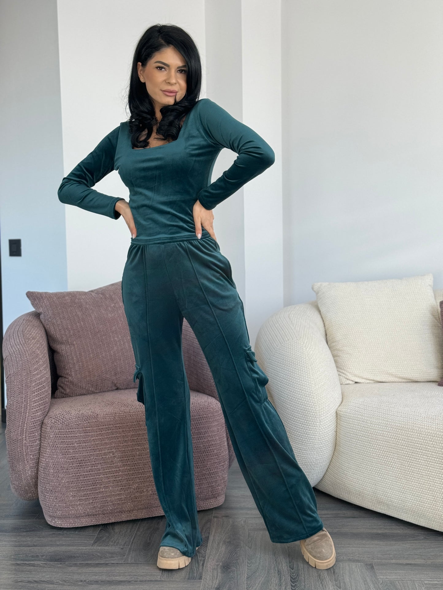 Costum Catlin - Verde Smarald