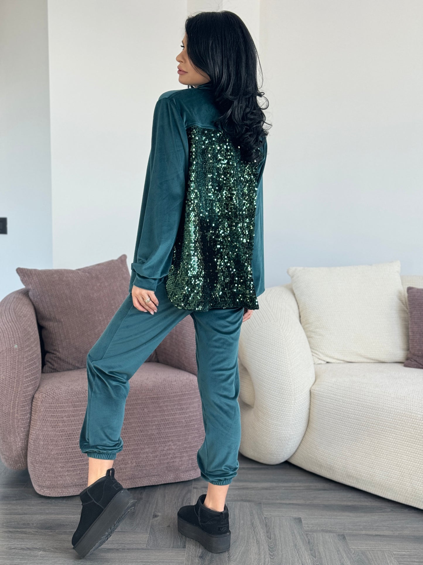 Costum ADELIE - Verde Smarald