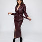 Costum Ruth - Burgundy