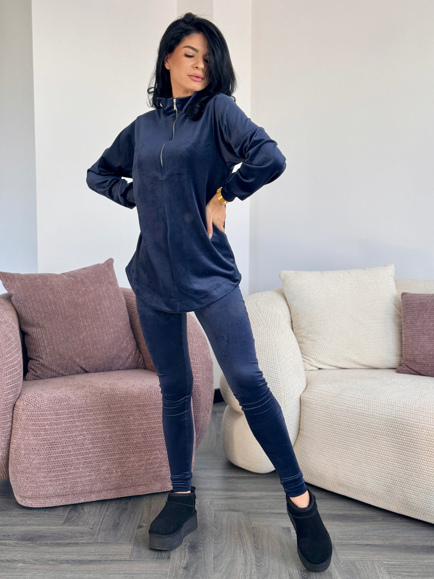 Costum Kalida - Bleumarin