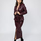 Costum Ruth - Burgundy