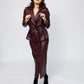 Costum Ruth - Burgundy