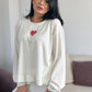 Costum LOVE - Alb