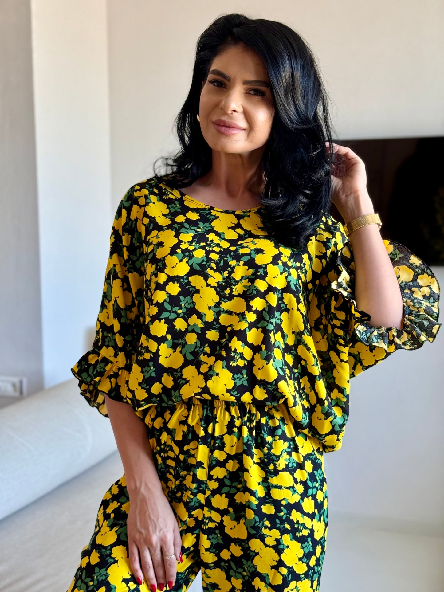 Costum Mareea - Yellow Flowers