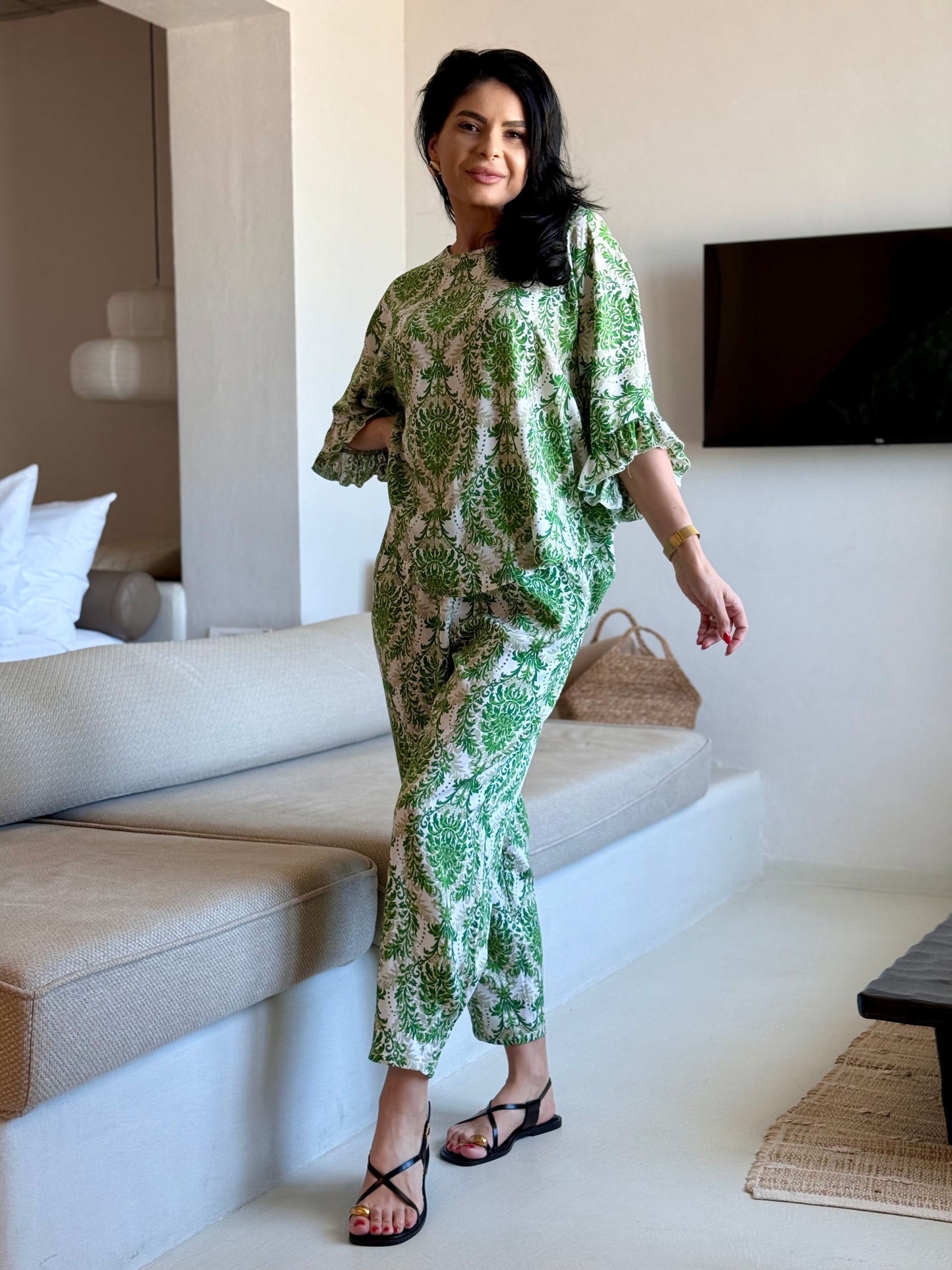 Costum Mareea - Green Leaf