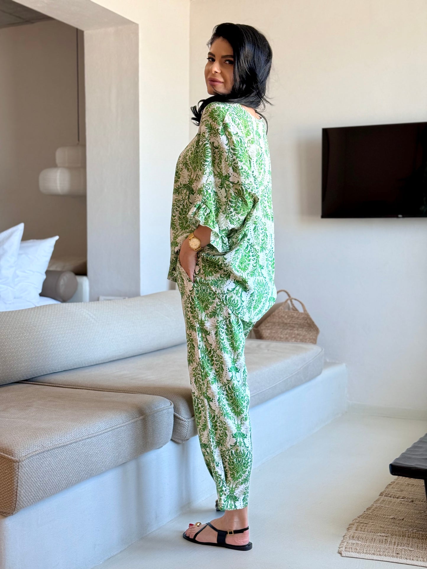 Costum Mareea - Green Leaf