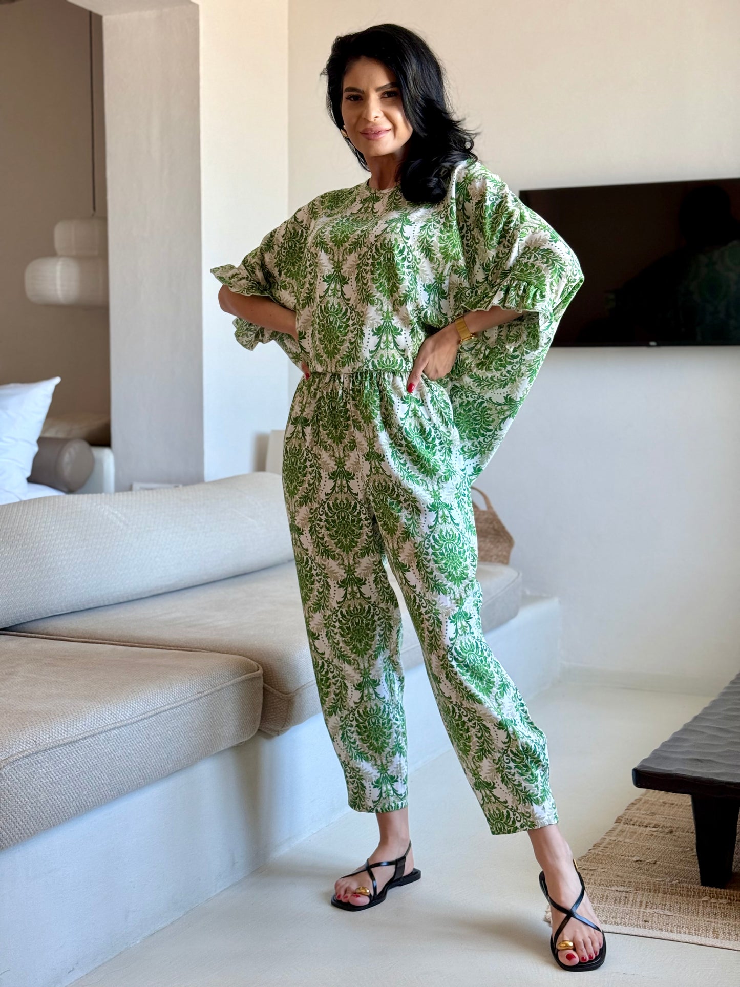 Costum Mareea - Green Leaf