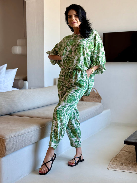 Costum Mareea - Green Leaf
