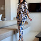 Costum Mareea - Geometric White