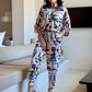 Costum Mareea - Geometric White