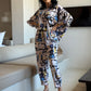 Costum Mareea - Geometric White