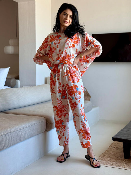Costum Mareea - Orange Flower