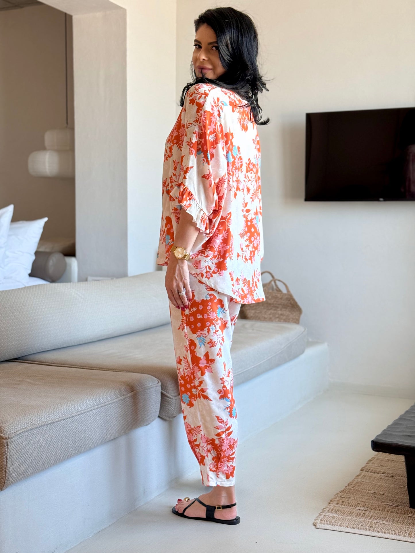 Costum Mareea - Orange Flower