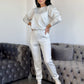Costum Lizette - Alb