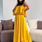 Rochie Luz - Galben Auriu