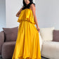 Rochie Luz - Galben Auriu