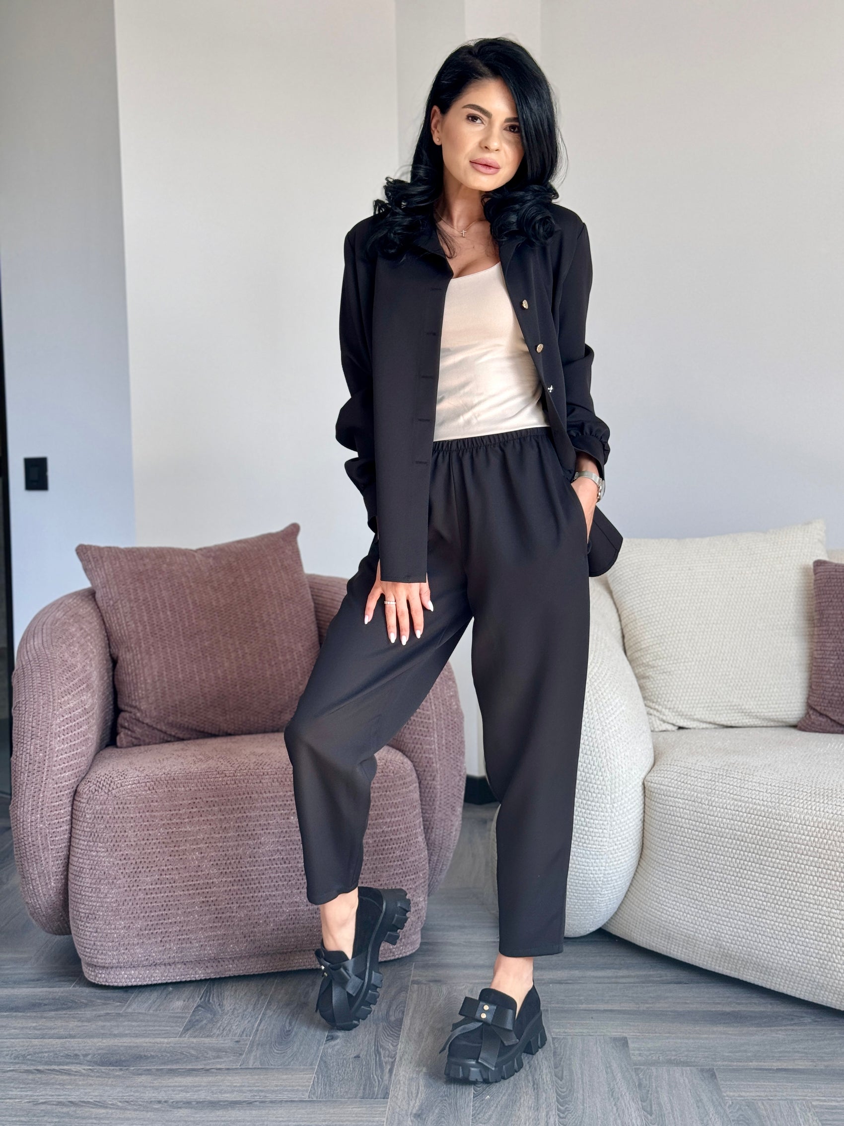 Costum Elly - Negru