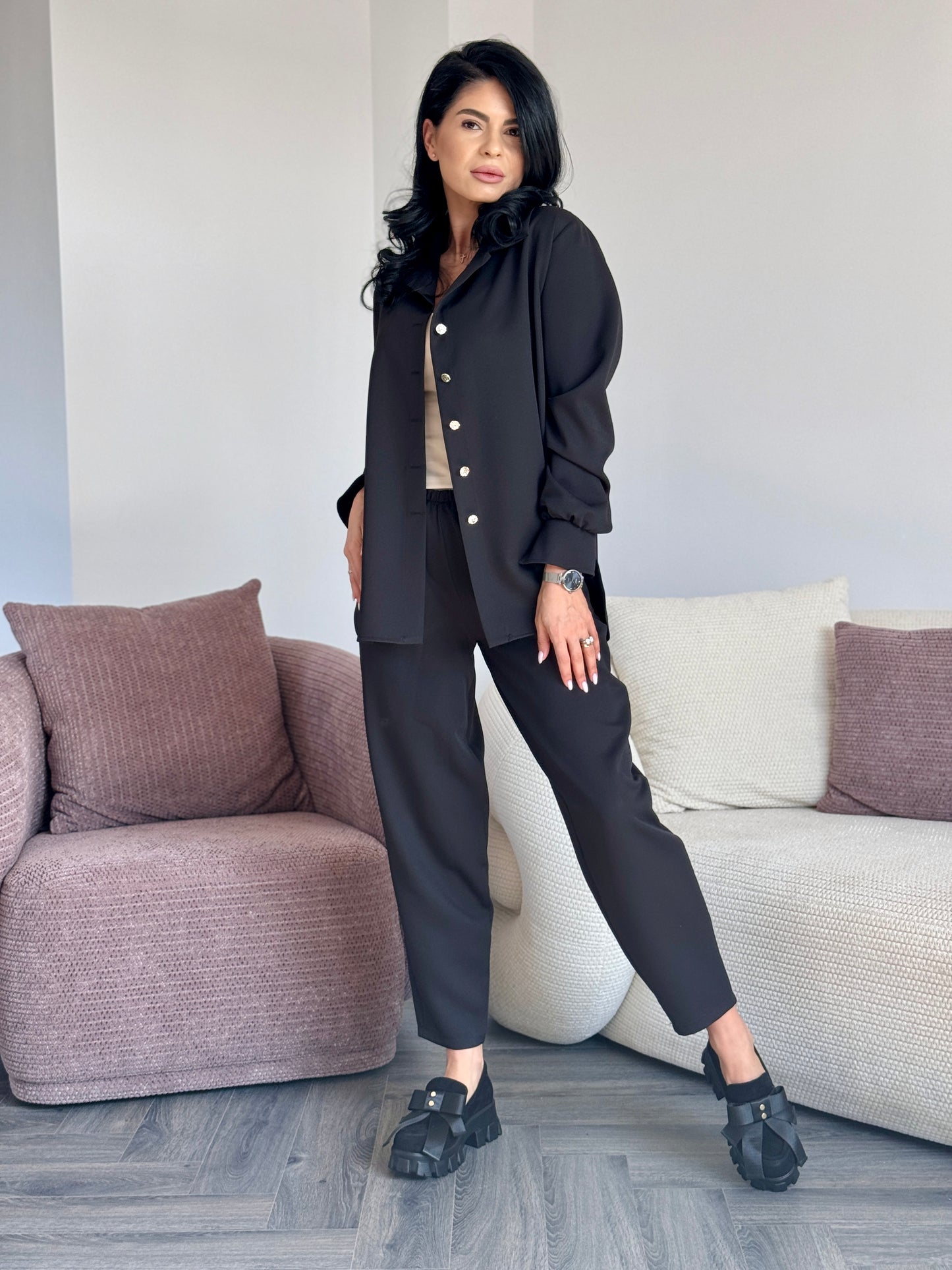 Costum Elly - Negru
