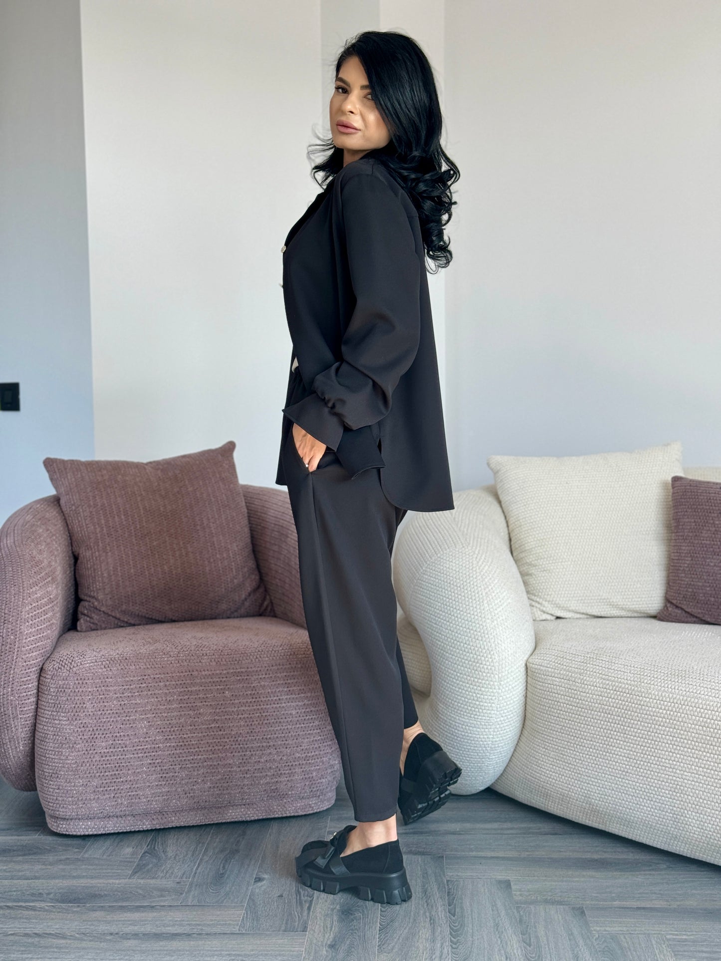 Costum Elly - Negru