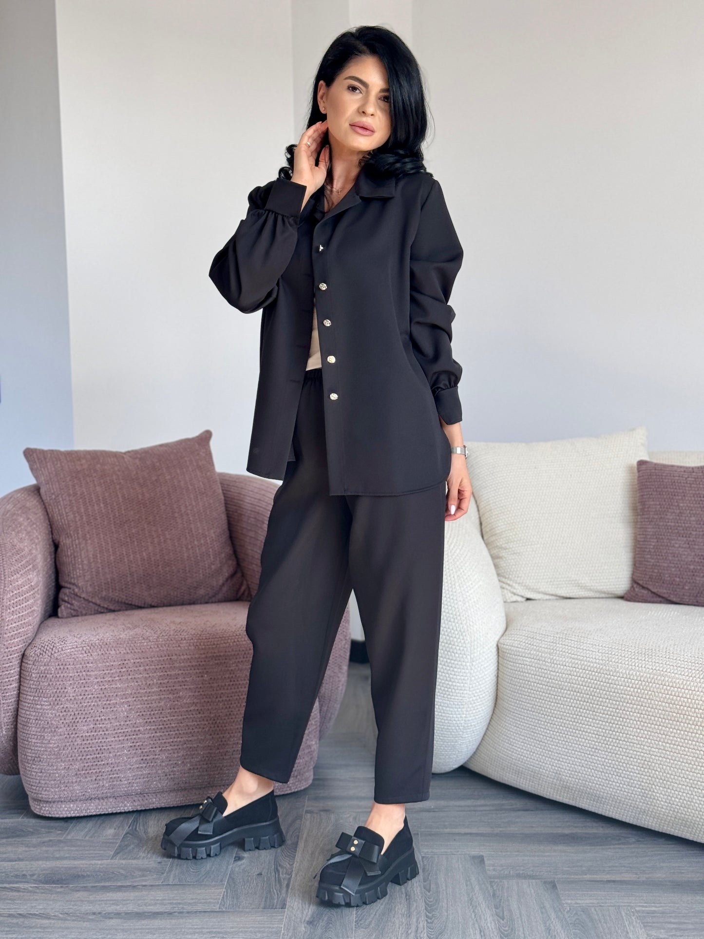 Costum Elly - Negru
