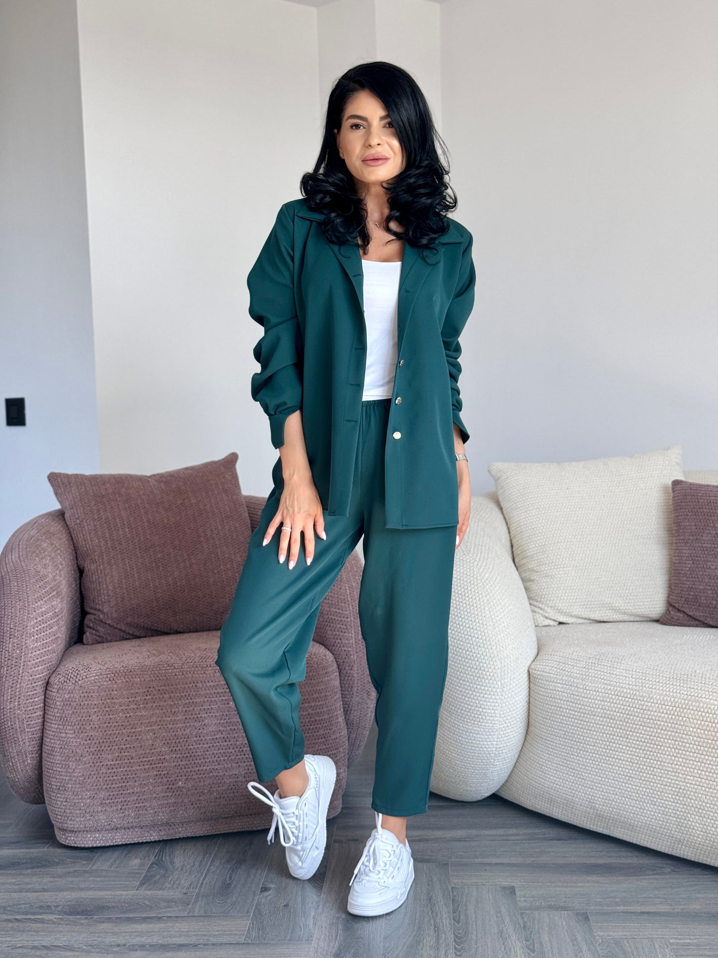 Costum Elly - Verde Inchis