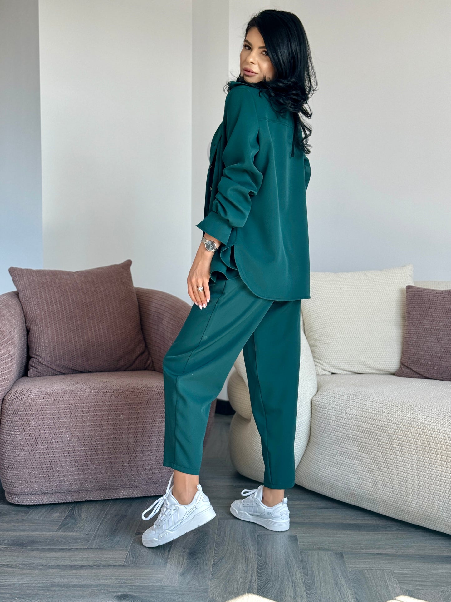 Costum Elly - Verde Inchis