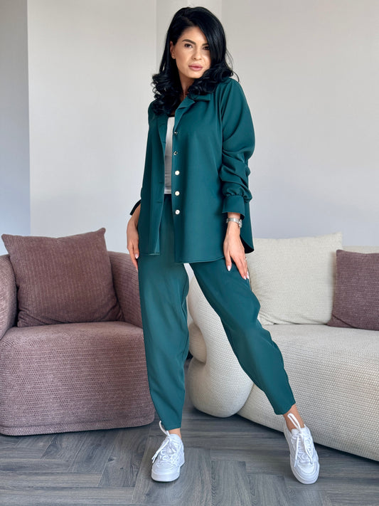 Costum Elly - Verde Inchis